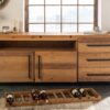 buffet style industriel en bois de pin recyclé