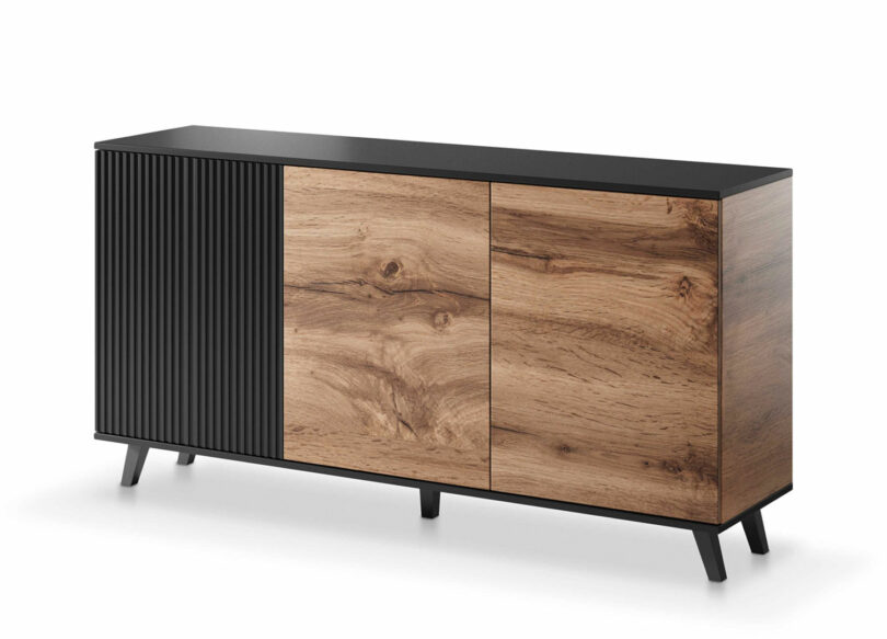 meuble de rangement moderne aspect bois