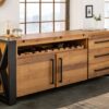 grand buffet 195 cm en bois de pin certifié fsc