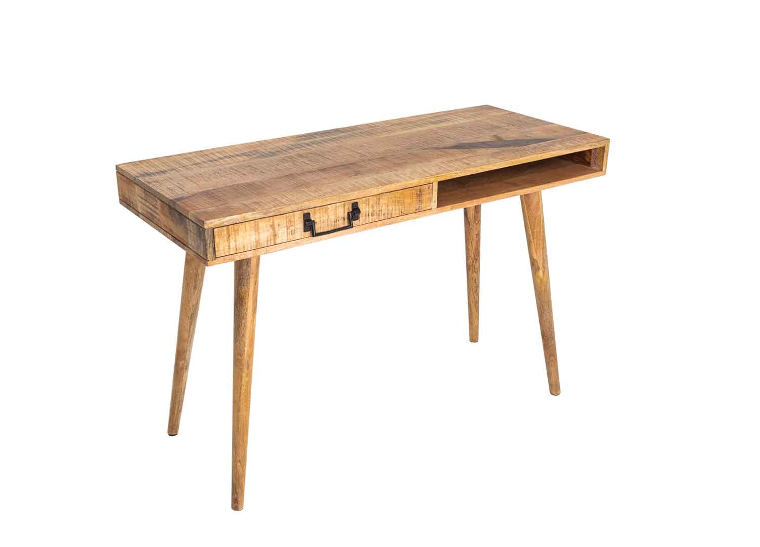 Bureau 120 cm en bois de manguier