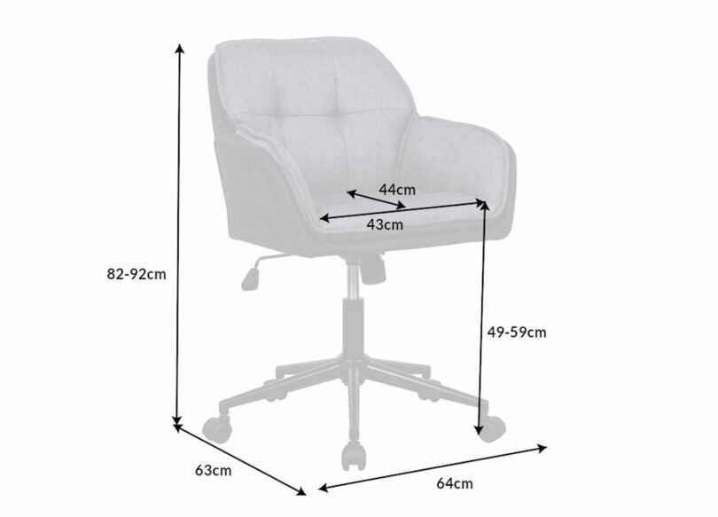 fauteuil de bureau réglable