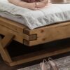 lit en bois massif pour adulte