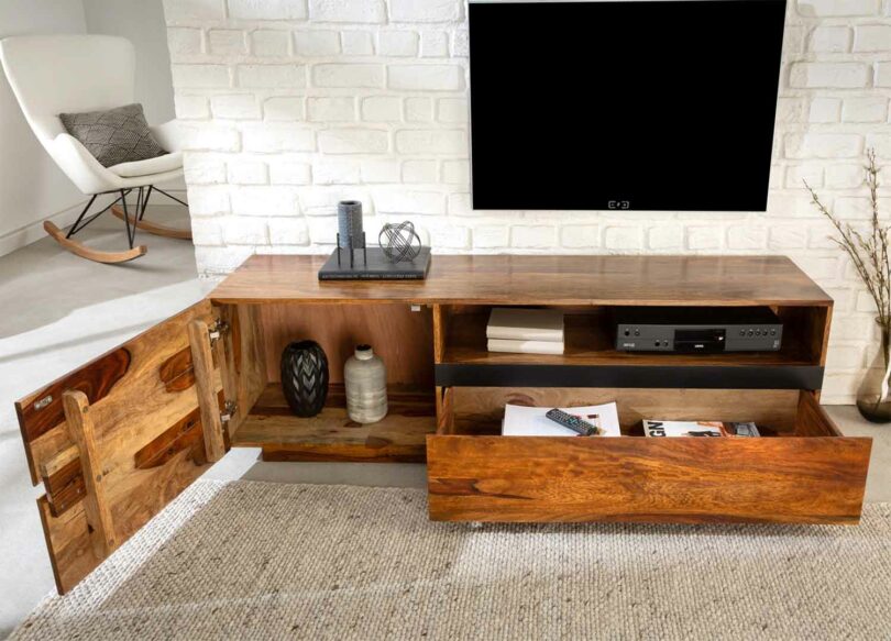 meuble tv avec rangement
