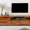 grand meuble tv en bois laqué