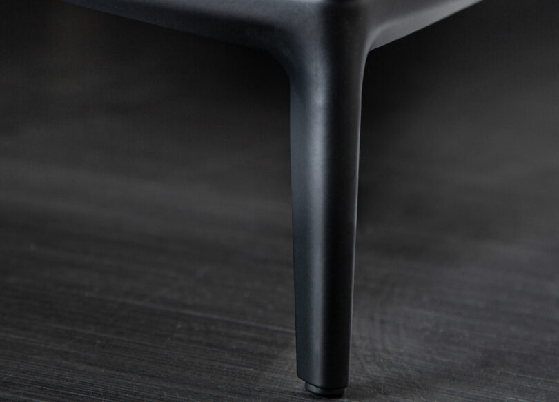 zoom sur les pieds du lit