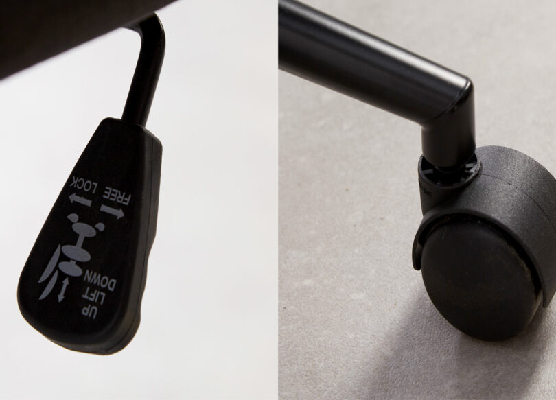 zoom sur les fonctions de la chaise
