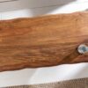 plateau de la table en bois d'acacia