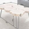 dimensions de la table basse en rondins