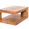 table basse originale en bois massif de sesham