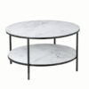 table basse moderne pas cher aspect marbre