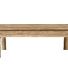 table basse sculpté en bois de manguier