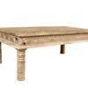 table de salon rectangulaire en bois de manguier