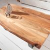 table basse pas cher 110 cm en bois