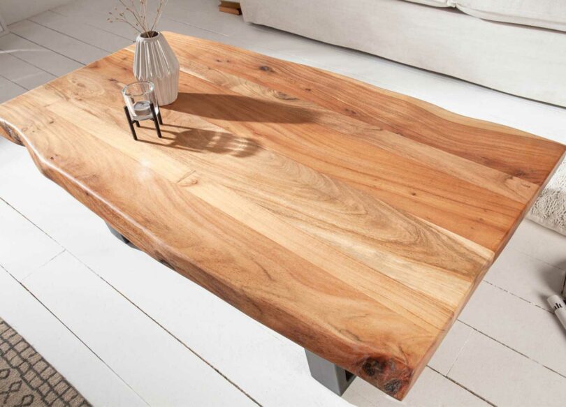 table basse pas cher 110 cm en bois