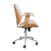 Chaise de bureau de profil