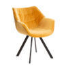 Chaise de séjour jaune moutarde - Jaune moutarde