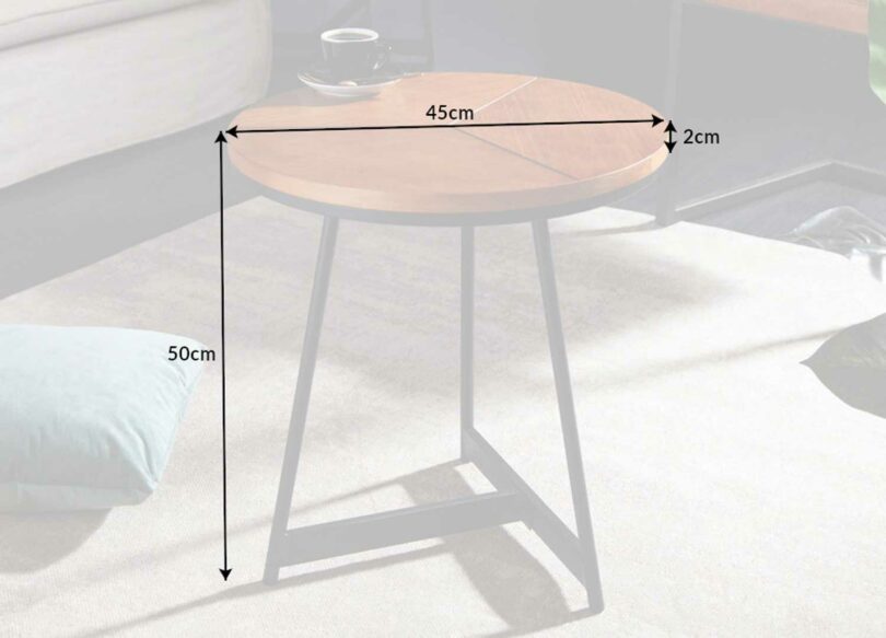 Dimensions de la table d'appoint