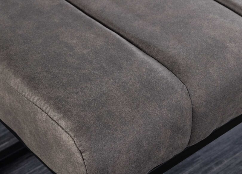 Velours taupe du banc