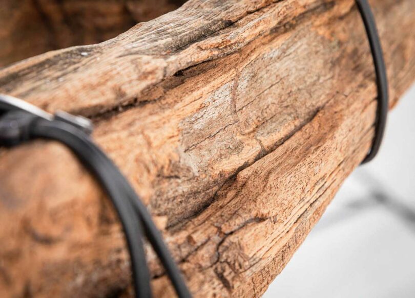 Bois de poutre massif pour luminaire