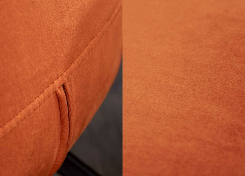 velours orange