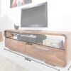dimension du meuble tv en bois de sesham