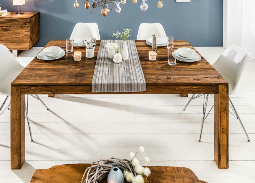 table de repas avec allonge 160-240 cm