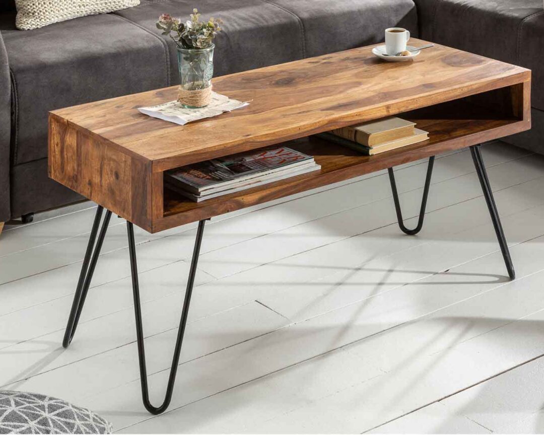 Table Basse De Dalle D'orme Production De Travail Du Bois Et De
