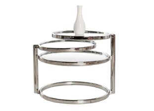 table basse ronde en verre design