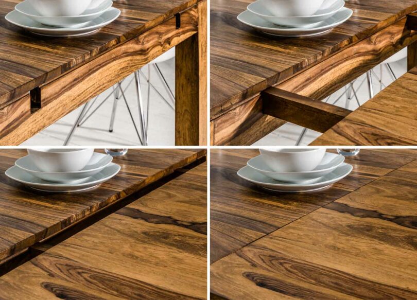 table de repas en bois massif