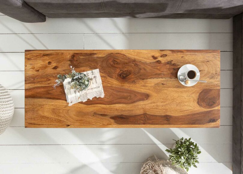 plateau de la table basse