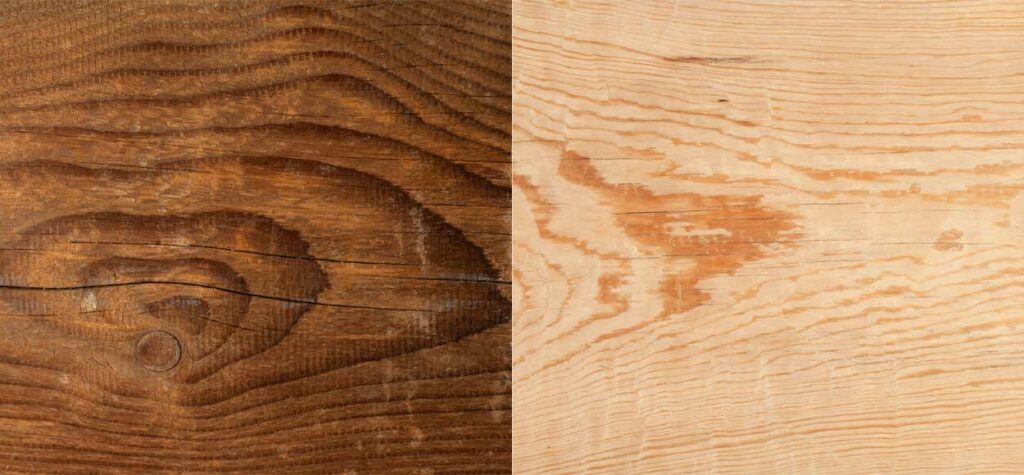 Différence entre bois massif et bois plaqué