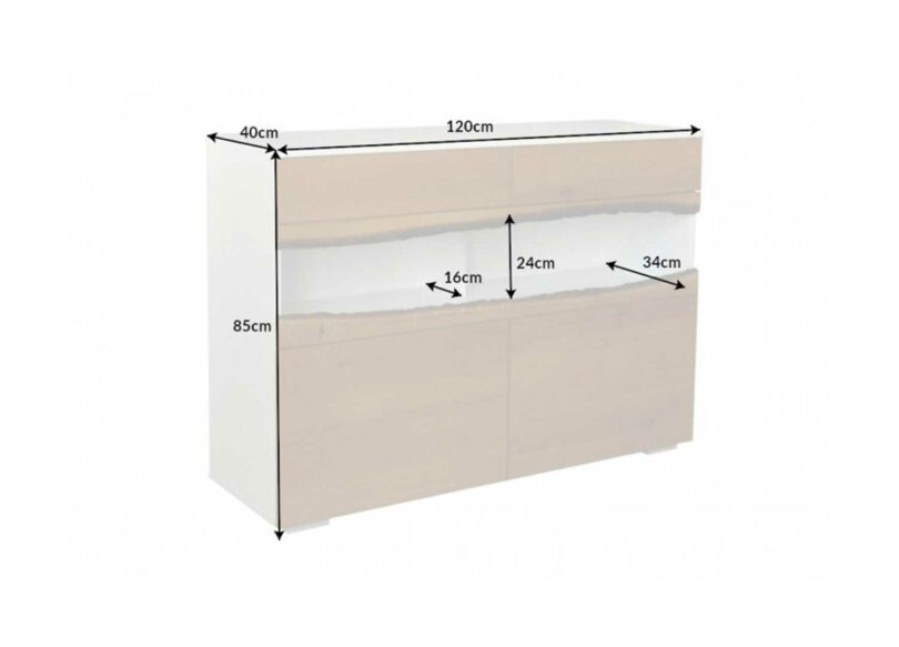 Dimensions du buffet