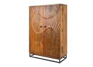 Buffet haut en bois massif de manguier