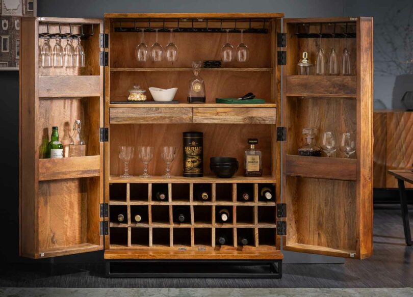 Meuble buffet haut ouvert
