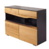Buffet bois et gris mat