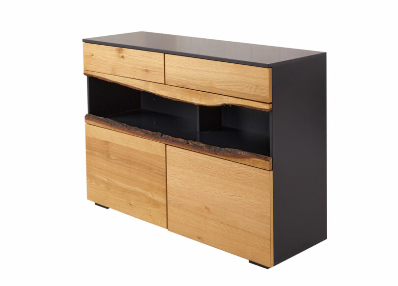 Buffet bois et gris mat