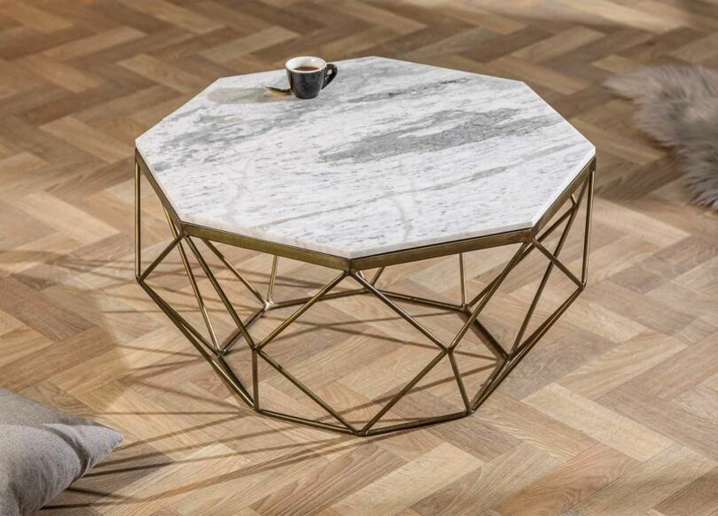 Table basse design en marbre