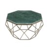 Table basse en marbre vert