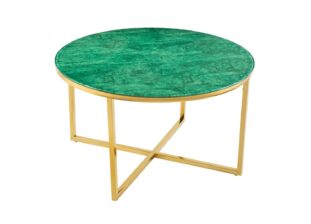 Table basse vert émeraude