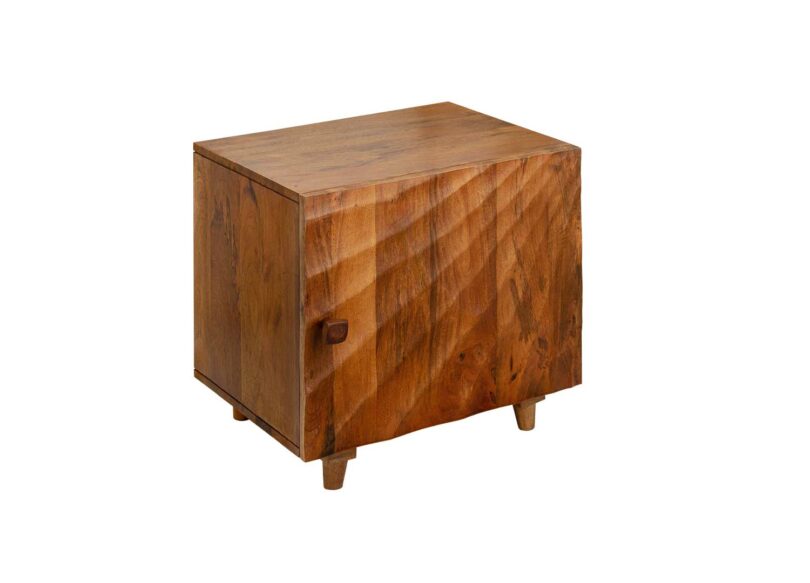 Table d'appoint en bois de manguier massif