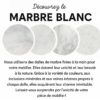 Plateau en marbre blanc unique