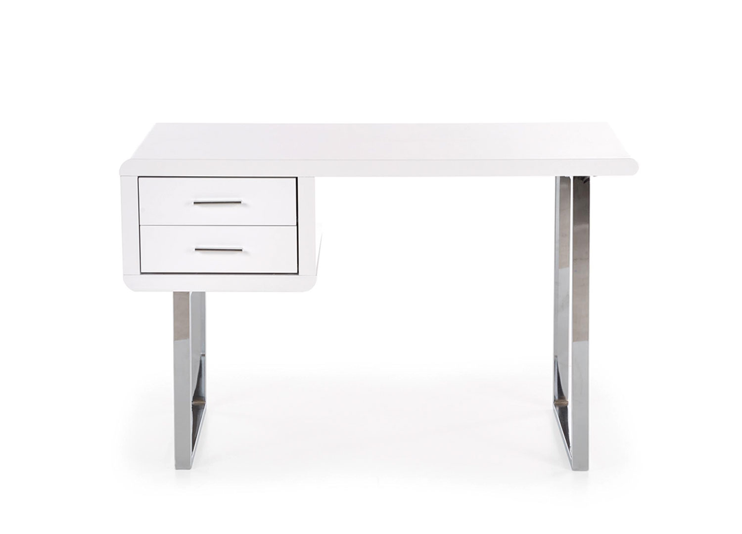 Bureau blanc brillant 120 cm - Cbc-Meubles