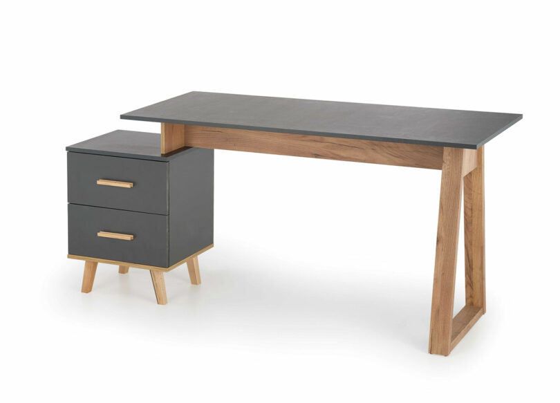 bureau en bois étirable