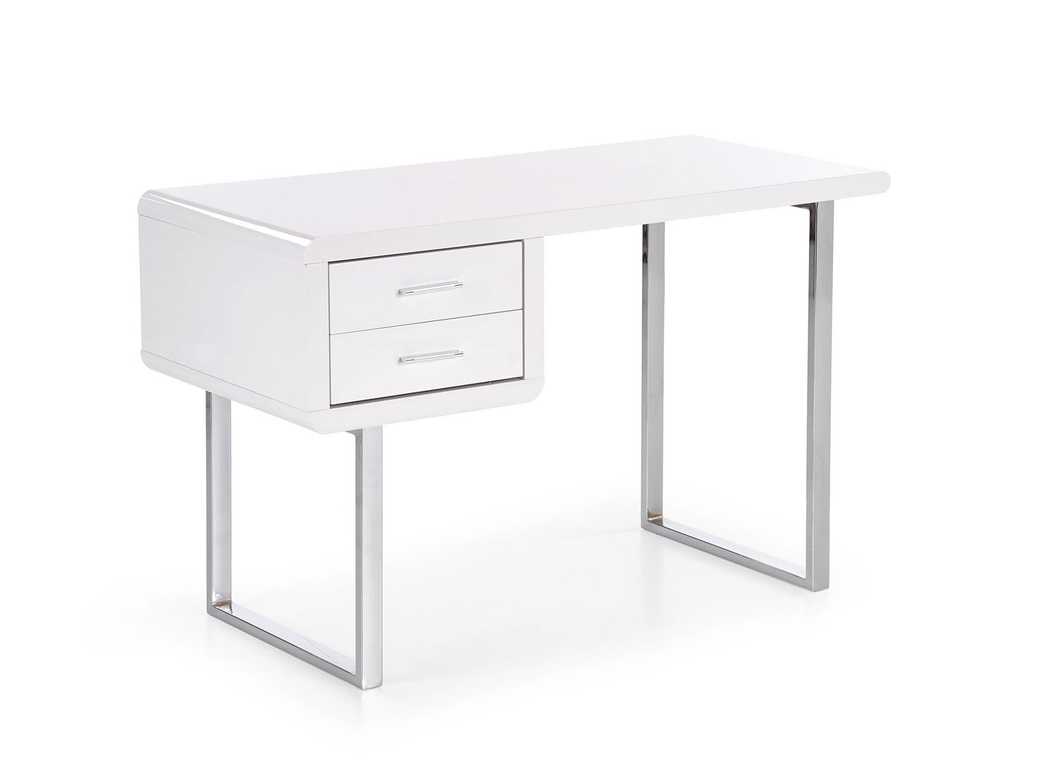 Bureau Design 3 Rangements Lucet 100cm Blanc PARIS PRIX