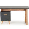 bureau de travail moderne en bois et anthracite