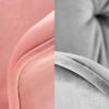 velours rose et gris des chaises de bureau