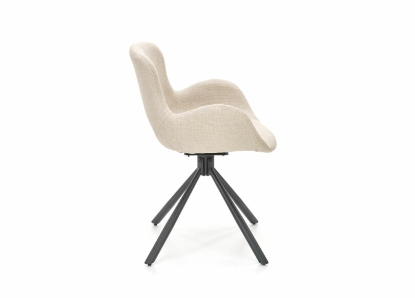 chaises de table à manger en tissu