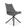 lot de 2 chaises design en tissu