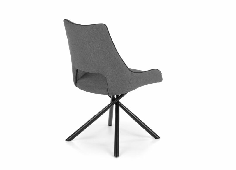 lot de 2 chaises design en tissu