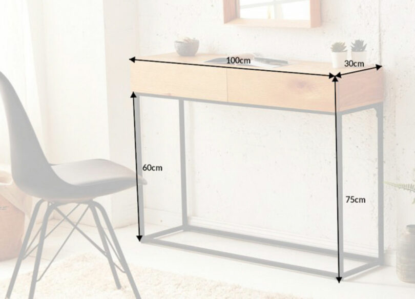 dimensions de la console